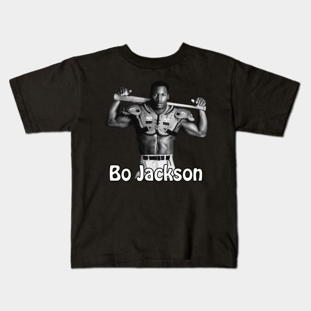 Bo Jackson / 1961 Kids T-Shirt by Nakscil